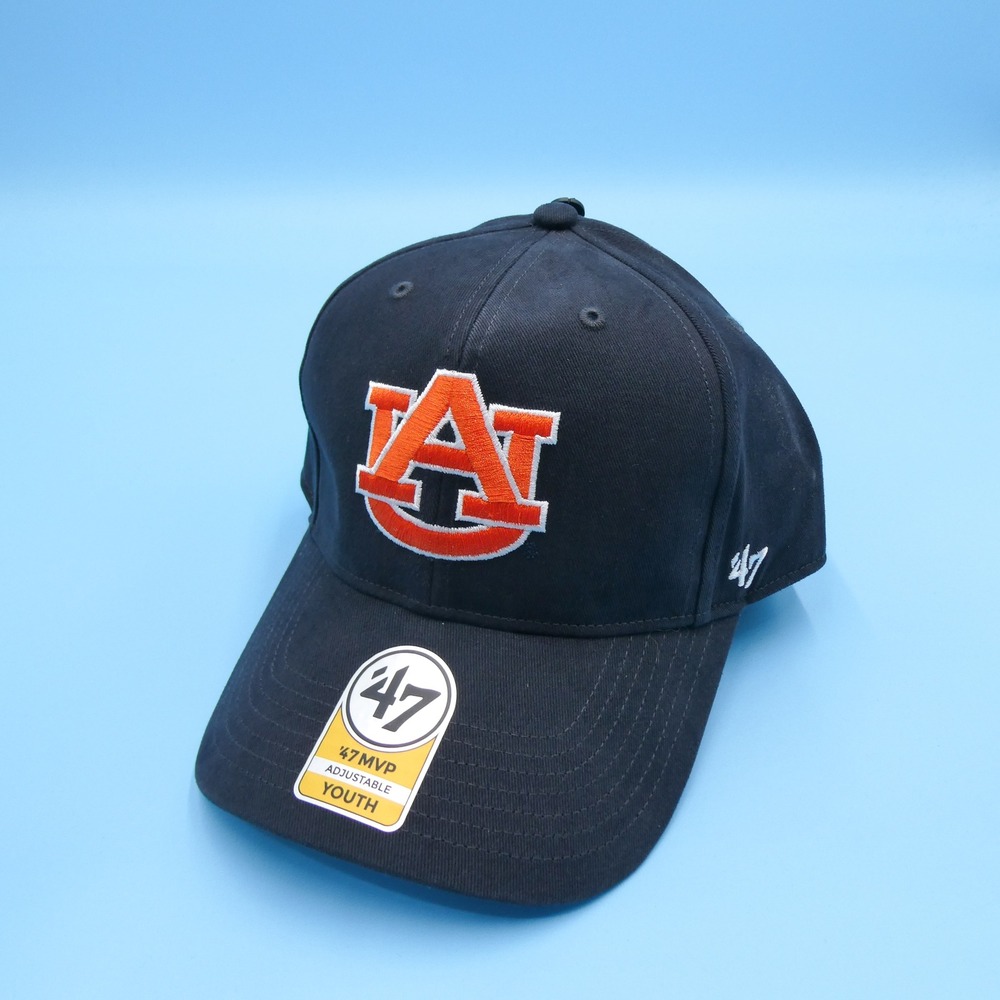 '47 Hat Youth‎ Auburn Tigers Navy Blue MVP Adjustable Cotton Cap NCAA Boys